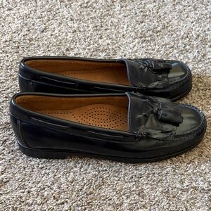 Bass Black Leather Loafers